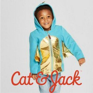 Toddler Boys' Dragon Faux Wool Softshell Jacket